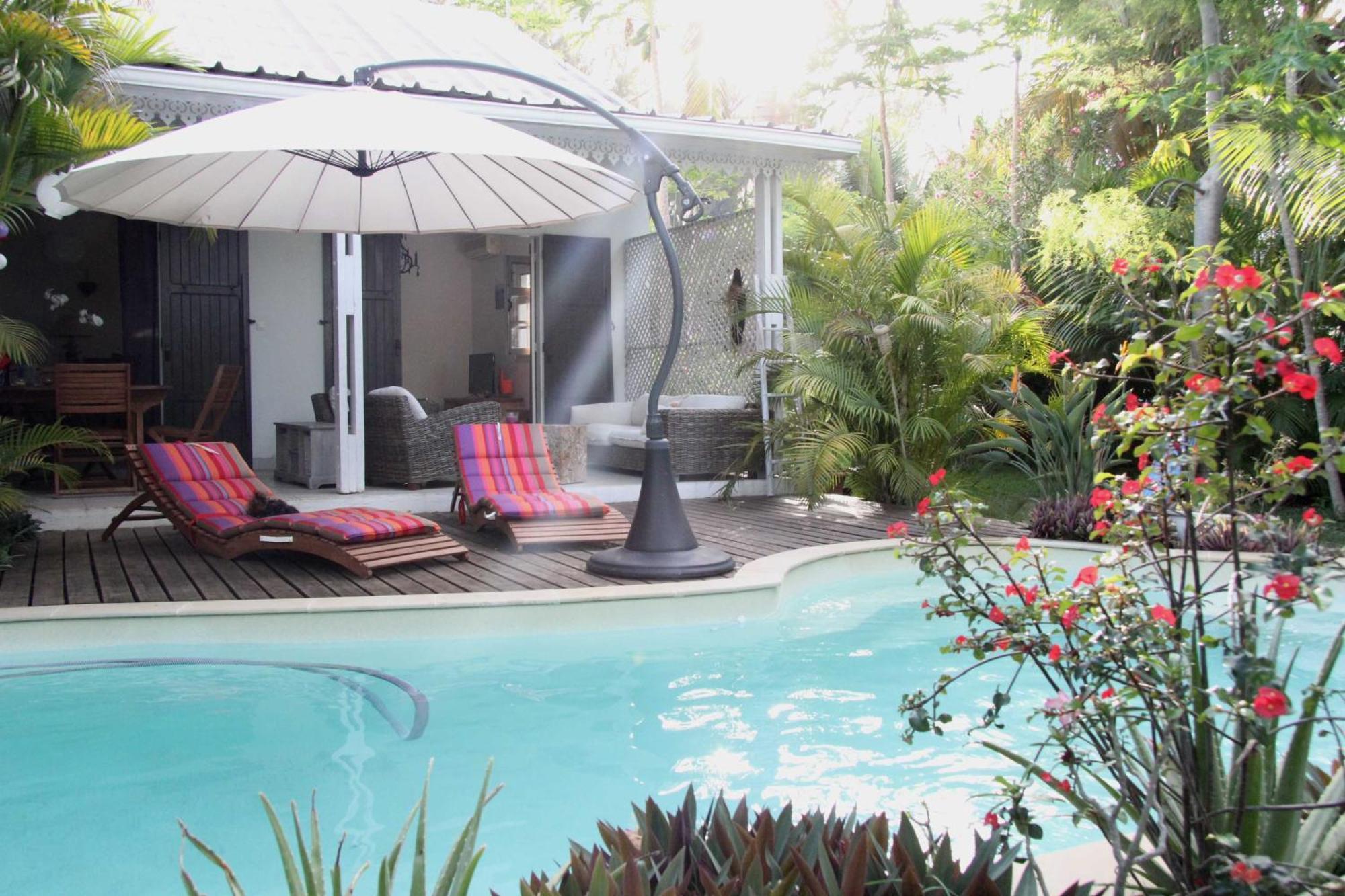 Maison Meublee Avec Piscine Pres Du Lagon ลาซาลีน เลอแบ็ง ภายนอก รูปภาพ